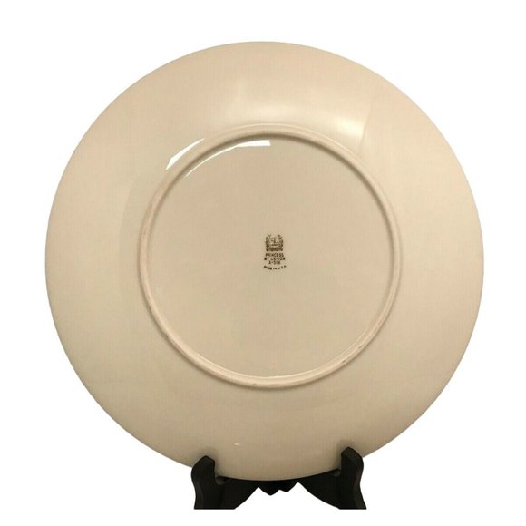 Lenox China Princess Pattern Pair 10.5" Dinner Plates X516 Platinum Band - Picture 2 of 8